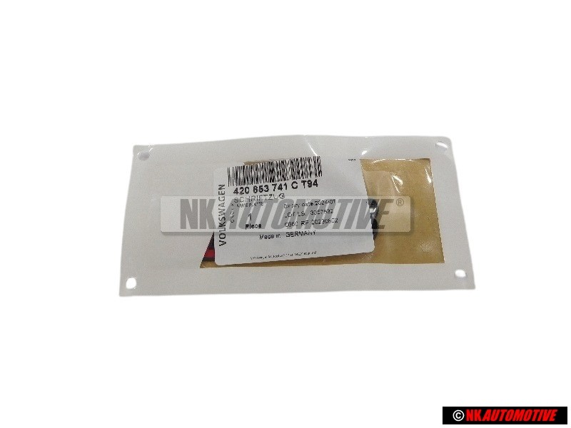 Audi Originale R8 Posteriore Logo Emblema Scritta Nero Rosso - 420853741C T94