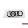 Audi Originale Anelli Fronte Logo Emblema Simbolo Nero - 8J0853605B T94