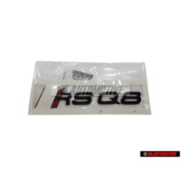 Audi Originale RSQ8 Posteriore Logo Emblema Scritta Nero Rosso - 4M8853740A T94