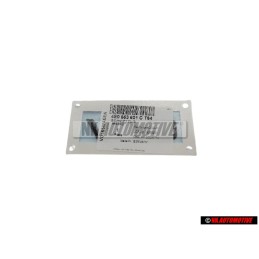 Audi Originale V10 Posteriore Logo Emblema Scritta Nero - 4E0853601C T94