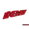 VW Originale 16V Fronte Logo Emblema Scritta Rosso - 1H6853679G