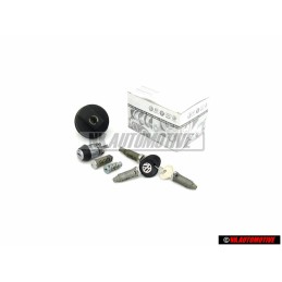 VW Originale 1 Set Cilindr. Serratura Per Maniglia Porta - 165898081B