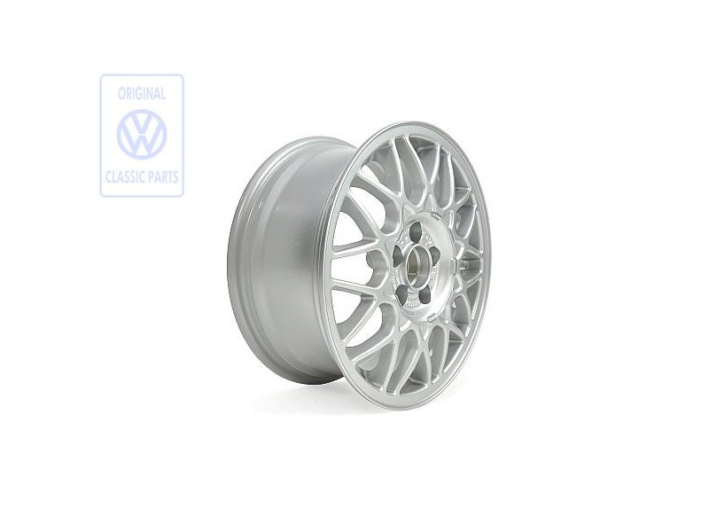 VW Originale Cerchio In Alluminio Color Cromo - 1H0601025AB091
