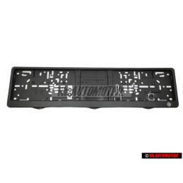 VW Originale Portatarga Per Targa Autoilluminata Nero - 000071801BC