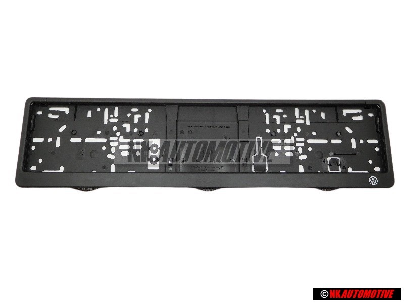VW Originale Portatarga Per Targa Autoilluminata Nero - 000071801BC