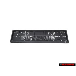 VW Originale Portatarga Per Targa Autoilluminata Nero - 000071801BC