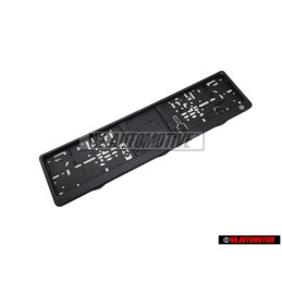 VW Originale Portatarga Per Targa Autoilluminata Nero - 000071801BC