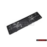 VW Originale Portatarga Per Targa Autoilluminata Nero - 000071801BC