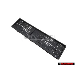 VW Originale Portatarga Per Targa Autoilluminata Nero - 000071801BC