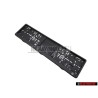 VW Originale Portatarga Per Targa Autoilluminata Nero - 000071801BC