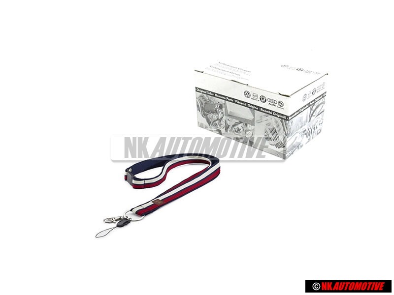 VW Originale Laccio Portachiavi Blu Scuro - 000087610T 530