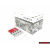 Audi Originale S6 Posteriore Logo Emblema Scritta Cromo Rosso - 4A9853735B 2ZZ