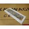 VW Originale R32 Posteriore Logo Emblema Scritta Cromo - 1J0853675Q 739