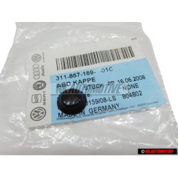 VW Originale Calotta Di Copert. Per Vite Nero Satinato - 311867169 01C