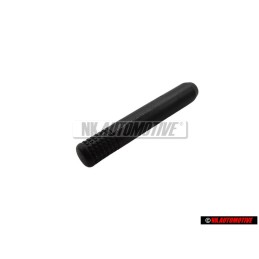 VW Originale Pomello Per Asta Sicurezza Nero Satinato - 6N0837187A 01C