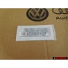 VW Originale W8 Posteriore Logo Emblema Scritta Cromo - 3B0853675R 739
