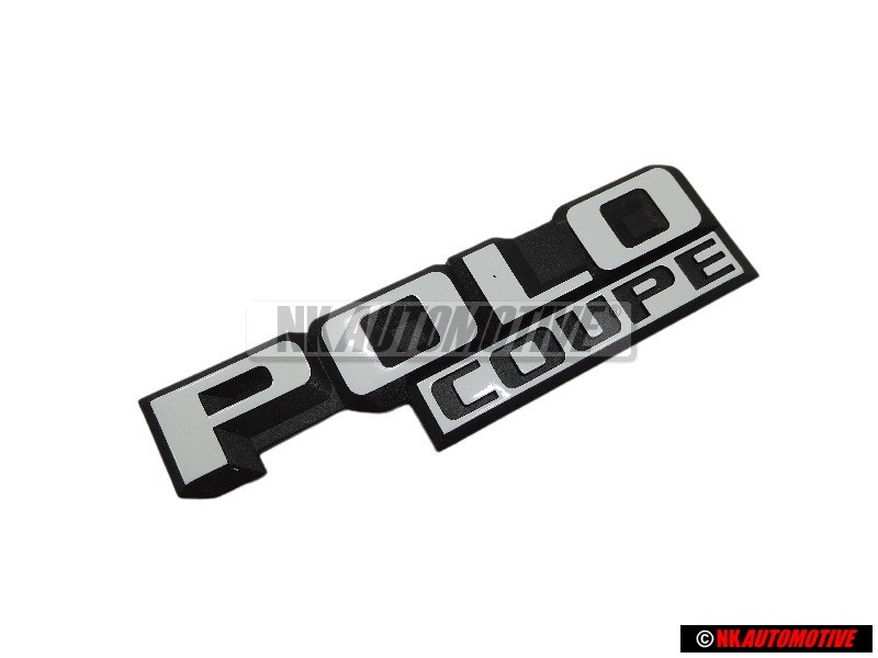 VW Originale POLO COUPE Posteriore Logo Emblema Scritta Bianco - 871853687 QK6