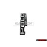 VW Originale POLO COUPE Posteriore Logo Emblema Scritta Bianco - 871853687 QK6