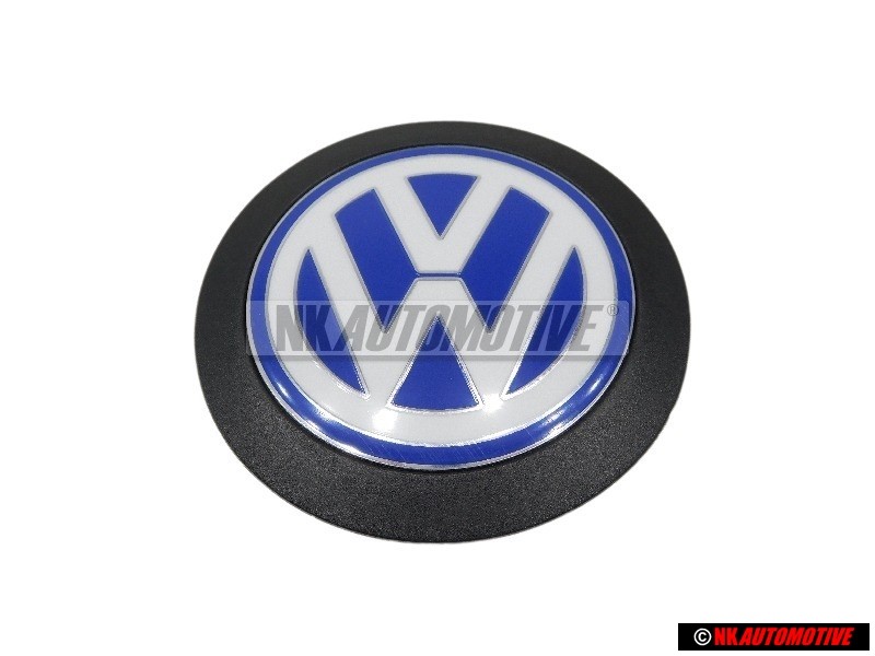 VW Originale Coperchio Motore Logo Emblema Simbolo Blu Bianco - 038103940F