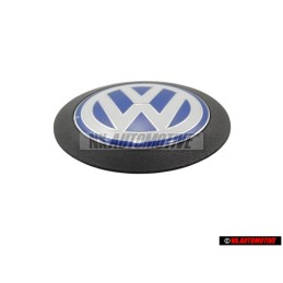 VW Originale Coperchio Motore Logo Emblema Simbolo Blu Bianco - 038103940F