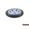 VW Originale Coperchio Motore Logo Emblema Simbolo Blu Bianco - 038103940F