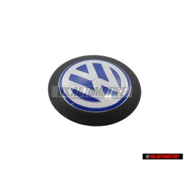 VW Originale Coperchio Motore Logo Emblema Simbolo Blu Bianco - 038103940F