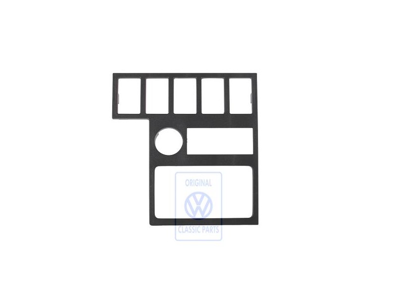 VW Originale Sede Interruttore Nero Satinato - 7D1858100A 01C