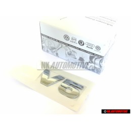 VW Originale V5 Posteriore Logo Emblema Scritta Cromo - 1J0853675D 739