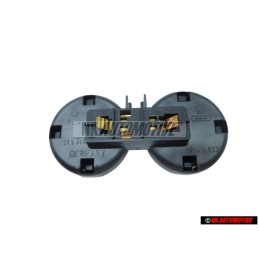 VW Originale Tasto Avvisatore Acustico Nero Satinato - 171419657 01C