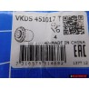 2x SKF Assale Posteriore Corpo Cuscinetto Gomma-Metallo - VKDS 451017 T