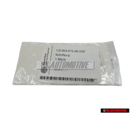 VW Originale V5 Posteriore Logo Emblema Scritta Cromo Rosso - 1J0853675ABGQF