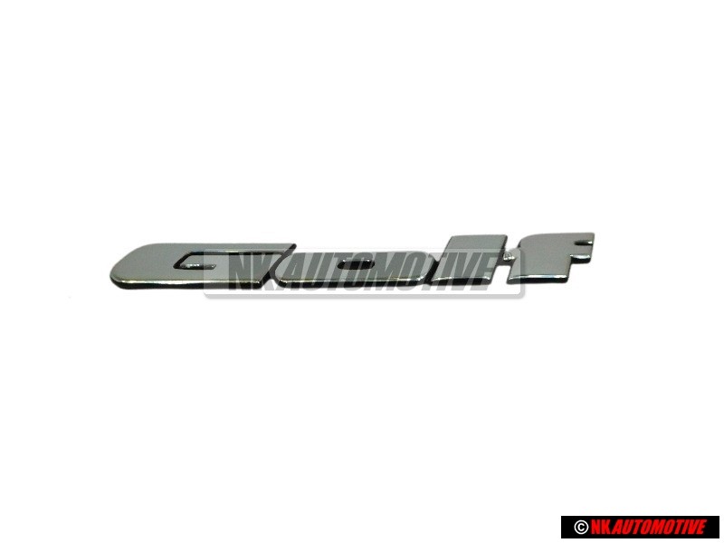 VW Originale GOLF Posteriore Logo Emblema Scritta Cromo - 1H6853687AH