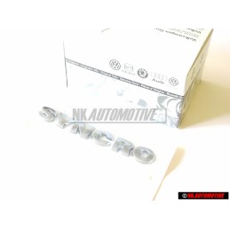 VW Originale SYNCRO Posteriore Logo Emblema Scritta Cromo - 3B0853675F 739