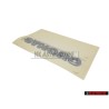 VW Originale SYNCRO Posteriore Logo Emblema Scritta Cromo - 3B0853675F 739