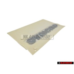 VW Originale SYNCRO Posteriore Logo Emblema Scritta Cromo - 3B0853675F 739
