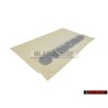 VW Originale SYNCRO Posteriore Logo Emblema Scritta Cromo - 3B0853675F 739