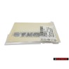 VW Originale SYNCRO Posteriore Logo Emblema Scritta Cromo - 3B0853675F 739