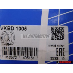 SKF Assale Posteriore Disco Freno 226x10 5/100 con Cuscinetto - VKBD 1005