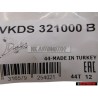 SKF Assale Anteriore Sospensione Ruota Braccio con Snodo Portante - VKDS 321000B