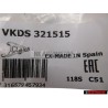 SKF Assale Anteriore A Sinistra Sospensione Ruota Braccio - VKDS 321515