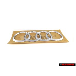 Audi Originale Anelli Posteriore Logo Emblema Simbolo Cromo - 4G8853742A 2ZZ