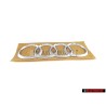 Audi Originale Anelli Posteriore Logo Emblema Simbolo Cromo - 4G8853742A 2ZZ