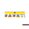 VW Originale Etichetta Con Riempim.Eccessiv.D'Olio - 701010002AA
