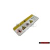 VW Originale Etichetta Con Riempim.Eccessiv.D'Olio - 701010002AA