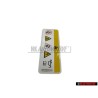 VW Originale Etichetta Con Riempim.Eccessiv.D'Olio - 701010002AA