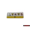 VW Originale Etichetta Con Riempim.Eccessiv.D'Olio - 701010002AA
