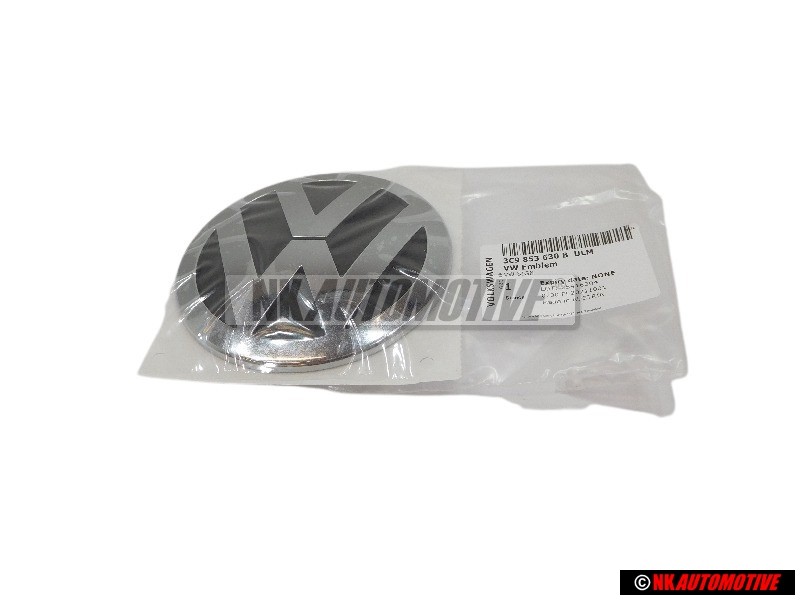 VW Originale Posteriore Logo Emblema Simbolo Cromo - 3C9853630B ULM