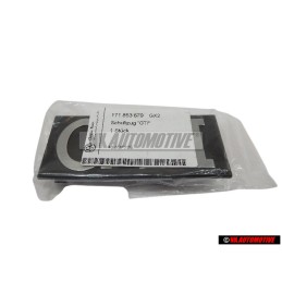 VW Originale GTI Fronte Logo Emblema Scritta Argento Spazzolato - 171853679 GX2