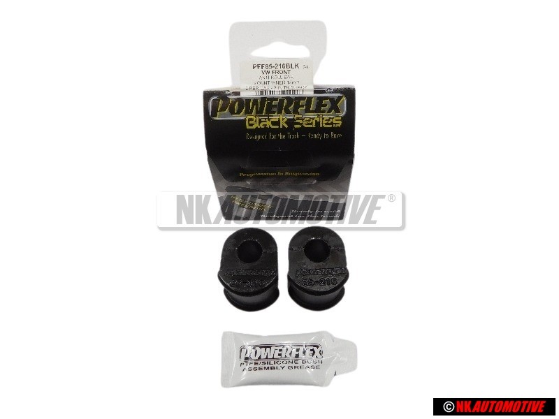 2x POWERFLEX BLACK SERIES Front Anti-Roll Bar Inner Bush - PFF85-216BLK