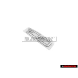 Audi Originale 100 Posteriore Logo Emblema Scritta Cromo - 4A9853741 2ZZ